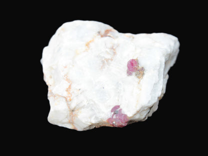 Ruby UV reactive with Muscovite in Marble 255ct 50.9g Rocks and Things