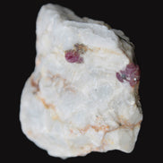 Ruby UV reactive with Muscovite in Marble 255ct 50.9g in sunlight - Rocks and Things Store