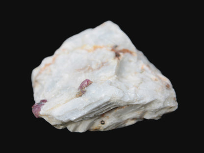 Ruby UV reactive with Muscovite in Marble 255ct 50.9g Rocks and Things