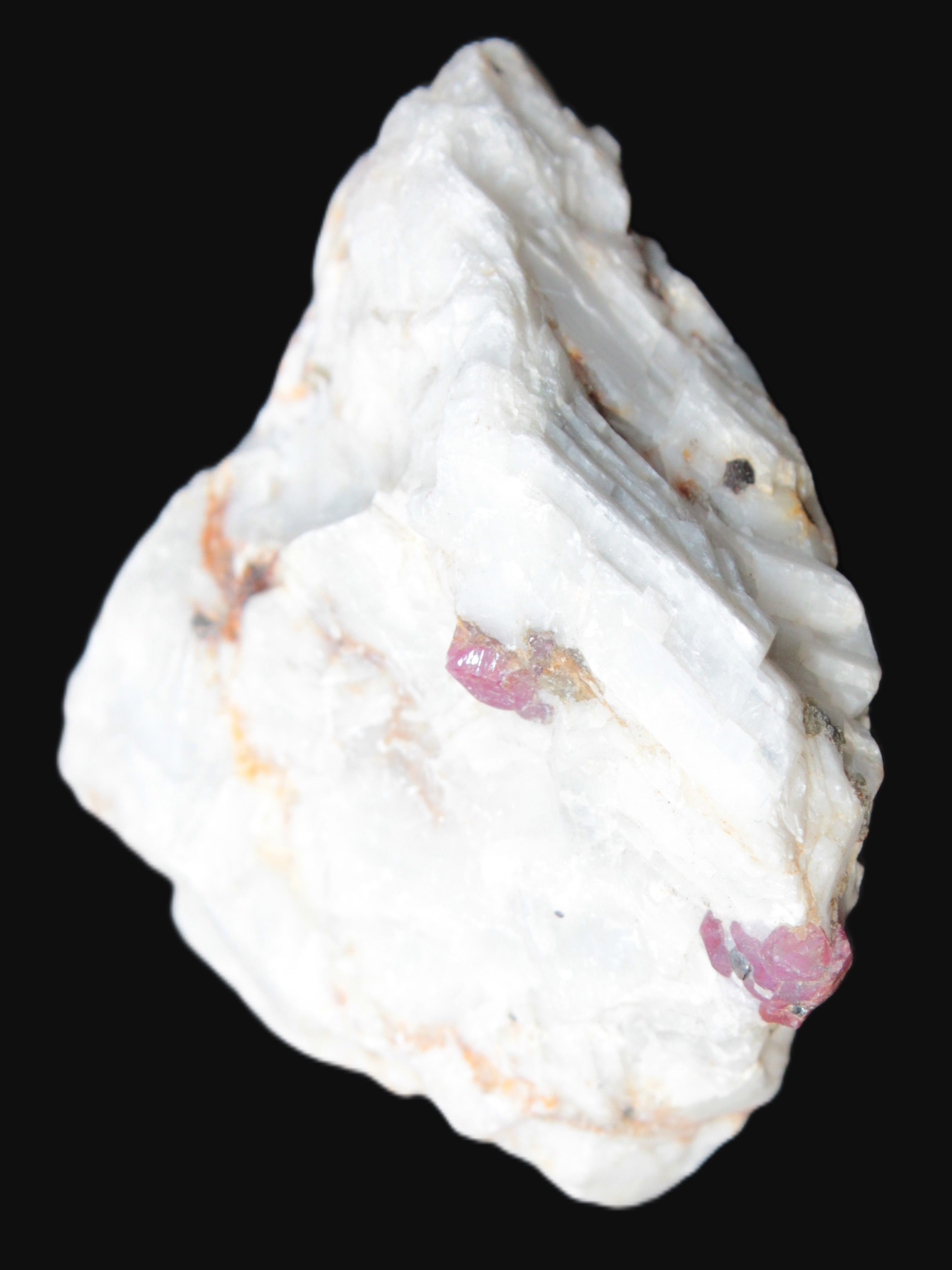 Ruby UV reactive with Muscovite in Marble 255ct 50.9g in sunlight - Rocks and Things Store