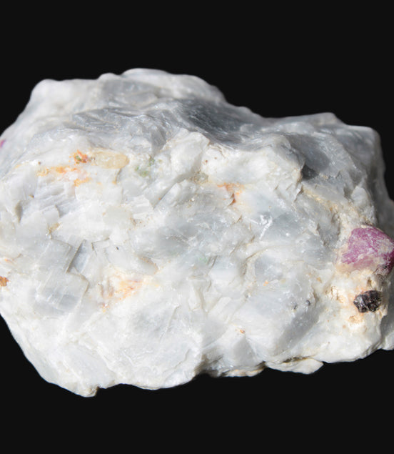 Ruby UV reactive with Muscovite in Marble 343ct 68.6g Rocks and Things