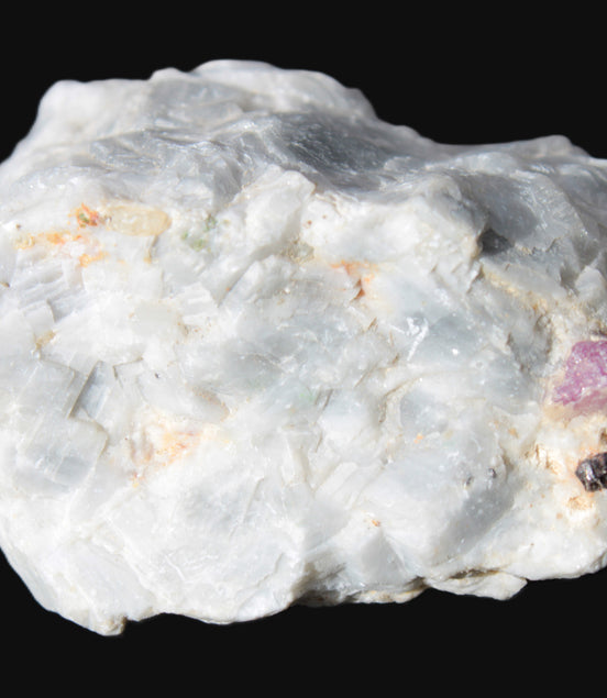 Ruby UV reactive with Muscovite in Marble 343ct 68.6g Rocks and Things