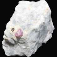 Ruby UV reactive with Muscovite in Marble 343ct 68.6g in sunlight - Rocks and Things Store