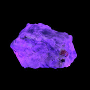 Ruby UV reactive with Muscovite in Marble 343ct 68.6g in UV light - Rocks and Things Store