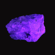 Ruby UV reactive with Muscovite in Marble 343ct 68.6g in UV light - Rocks and Things Store