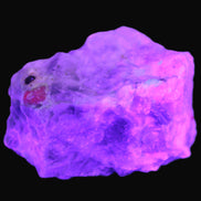 Ruby UV reactive with Muscovite in Marble 343ct 68.6g in UV light - Rocks and Things Store