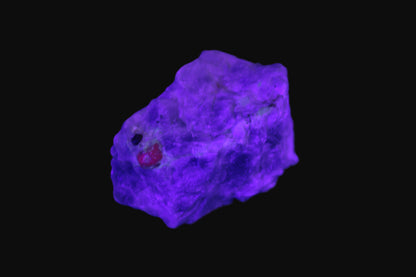 Ruby UV reactive with Muscovite in Marble 343ct 68.6g Rocks and Things