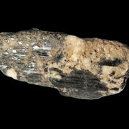 Black Tourmaline crystal with Feldspar & Mica 55mm 250.7ct  50.2g Rocks and Things