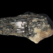 Black Tourmaline crystal with Feldspar & Mica 55mm 250.7ct  50.2g Rocks and Things