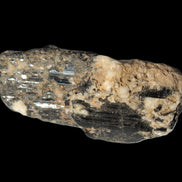 Black Tourmaline crystal with Feldspar & Mica 55mm 250.7ct  50.2g Rocks and Things