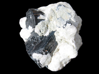 Black Tourmaline crystals on Feldspar & Mica matrix 55mm 222.8ct  44.6g Rocks and Things