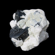 Black Tourmaline crystals on Feldspar & Mica matrix 55mm 222.8ct  44.6g - Rocks and Things Store
