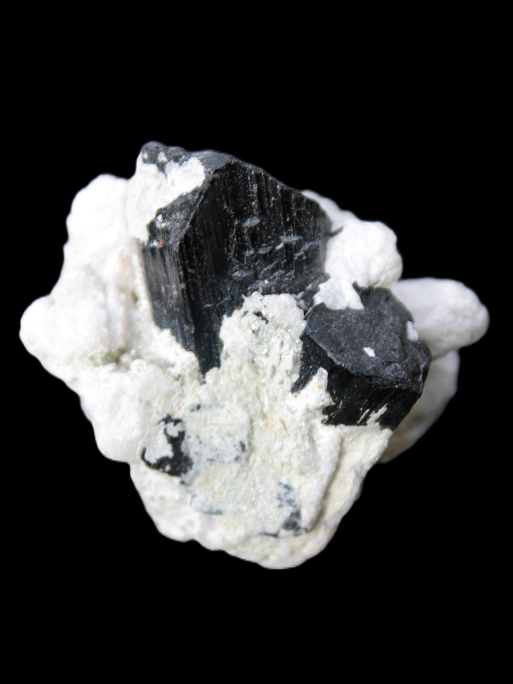 Black Tourmaline crystals on Feldspar & Mica matrix 55mm 222.8ct  44.6g - Rocks and Things Store