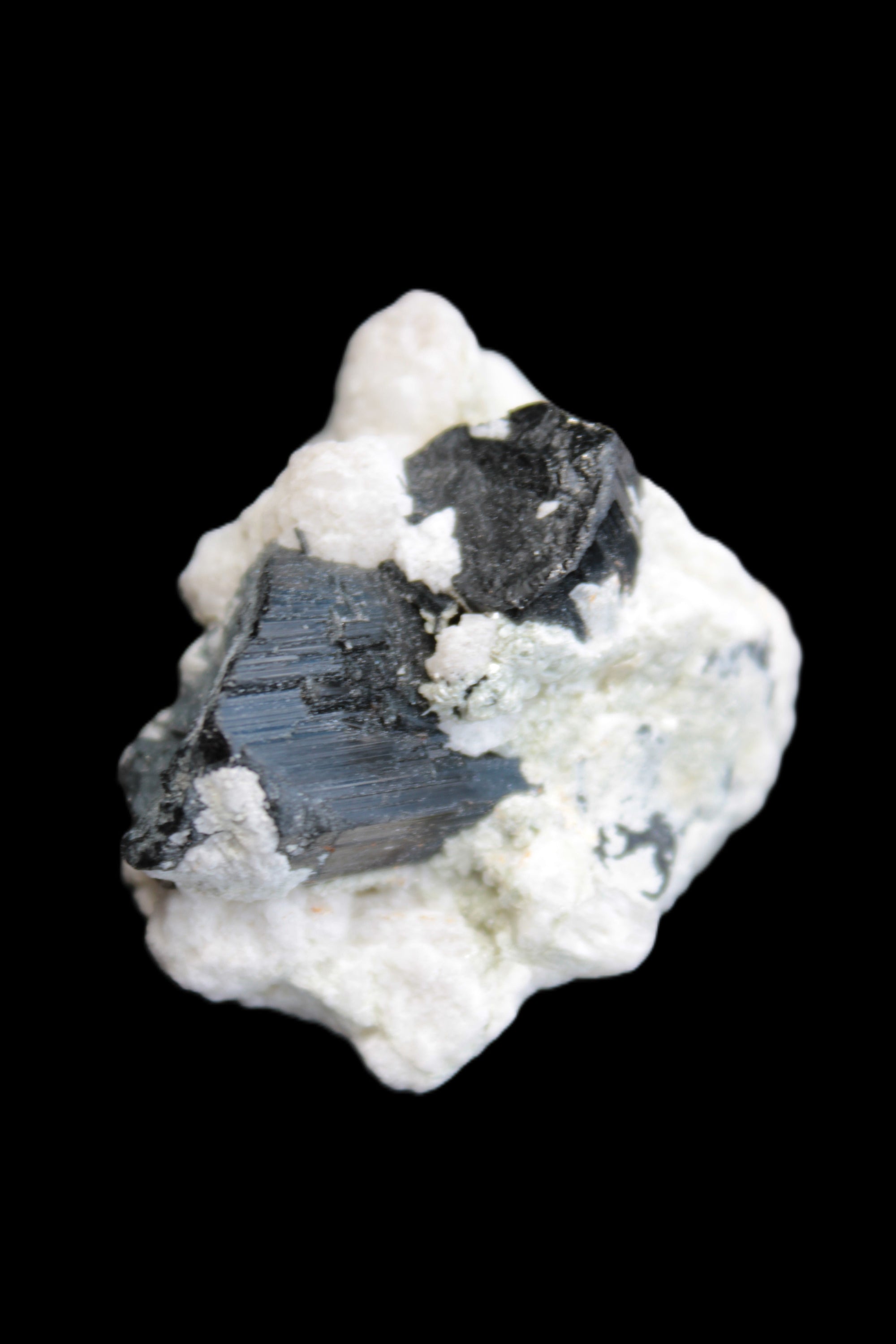 Black Tourmaline crystals on Feldspar & Mica matrix 55mm 222.8ct  44.6g - Rocks and Things Store