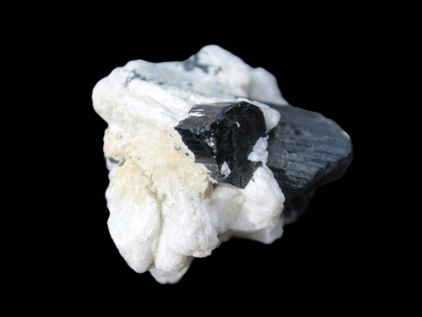 Black Tourmaline crystals on Feldspar & Mica matrix 55mm 222.8ct  44.6g Rocks and Things