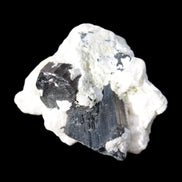 Black Tourmaline crystals on Feldspar & Mica matrix 55mm 222.8ct  44.6g Rocks and Things