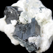 Black Tourmaline crystals on Feldspar & Mica matrix 55mm 222.8ct  44.6g Rocks and Things