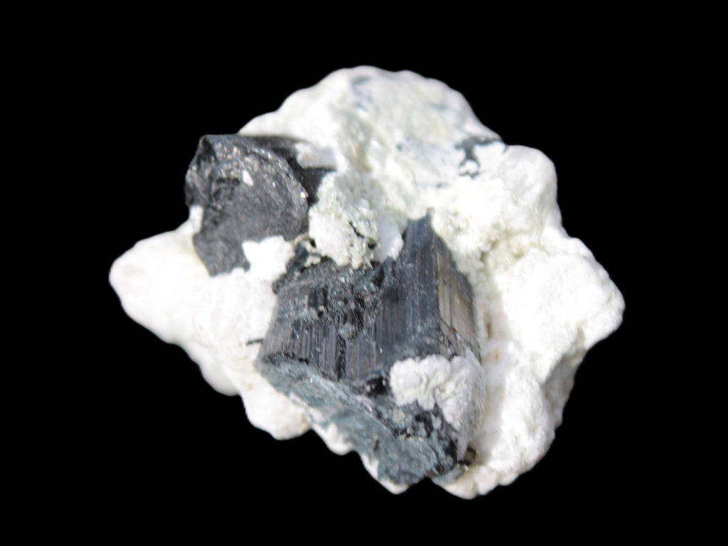 Black Tourmaline crystals on Feldspar & Mica matrix 55mm 222.8ct  44.6g Rocks and Things