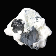 Black Tourmaline crystals on Feldspar & Mica matrix 55mm 222.8ct  44.6g Rocks and Things