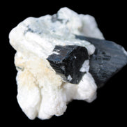 Black Tourmaline crystals on Feldspar & Mica matrix 55mm 222.8ct  44.6g Rocks and Things