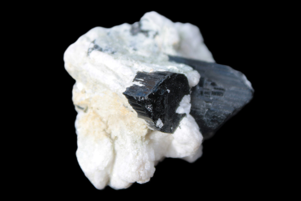 Black Tourmaline crystals on Feldspar & Mica matrix 55mm 222.8ct  44.6g Rocks and Things