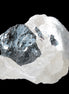Rare Blue Tourmaline patina over Black Tourmaline on Calcite matrix 43mm 135.9ct  27.1g Rocks and Things