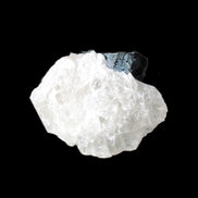 Rare Blue Tourmaline patina over Black Tourmaline on Calcite matrix 43mm 135.9ct  27.1g Rocks and Things