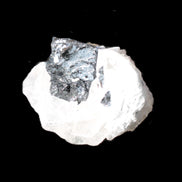 Rare Blue Tourmaline patina over Black Tourmaline on Calcite matrix 43mm 135.9ct  27.1g Rocks and Things