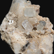 Elestial double-terminated Quartz with Aquamarine, Elbaite & Kunzite crystals on matrix 70mm 845ct 169g - Rocks and Things Store