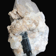 Elestial double-terminated Quartz with Aquamarine, Elbaite & Kunzite crystals on matrix 70mm 845ct 169g - Rocks and Things Store