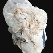 Elestial double-terminated Quartz with Aquamarine, Elbaite & Kunzite crystals on matrix 70mm 845ct 169g - Rocks and Things Store