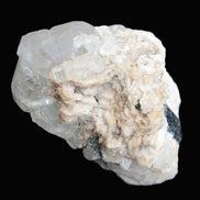 Elestial double-terminated Quartz with Aquamarine, Elbaite & Kunzite crystals on matrix 70mm 845ct 169g - Rocks and Things Store