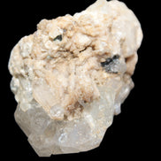 Elestial double-terminated Quartz with Aquamarine, Elbaite & Kunzite crystals on matrix 70mm 845ct 169g - Rocks and Things Store