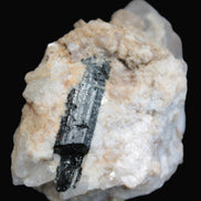 Elestial double-terminated Quartz with Aquamarine, Elbaite & Kunzite crystals on matrix 70mm 845ct 169g - Rocks and Things Store