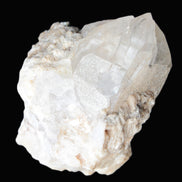 Elestial double-terminated Quartz with Aquamarine, Elbaite & Kunzite crystals on matrix 70mm 845ct 169g - Rocks and Things Store