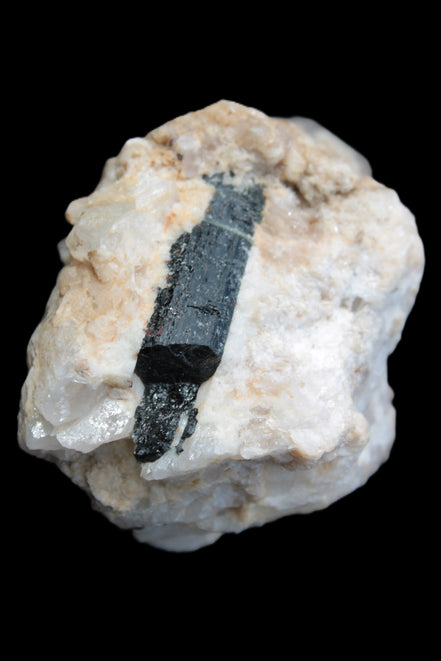 Elestial double-terminated Quartz with Aquamarine, Elbaite & Kunzite crystals on matrix 70mm 845ct 169g - Rocks and Things Store
