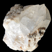 Elestial double-terminated Quartz with Aquamarine, Elbaite & Kunzite crystals on matrix 70mm 845ct 169g - Rocks and Things Store