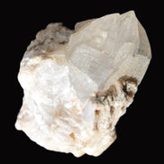 Elestial double-terminated Quartz with Aquamarine, Elbaite & Kunzite crystals on matrix 70mm 845ct 169g - Rocks and Things Store