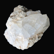 Elestial double-terminated Quartz with Aquamarine, Elbaite & Kunzite crystals on matrix 70mm 845ct 169g - Rocks and Things Store