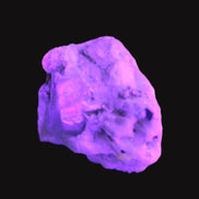 Aquamarine with three Micas in Feldspar matrix 311ct 62.3g in UV light - Rocks and Things Store