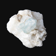 Aquamarine with three Micas in Feldspar matrix 311ct 62.3g in sunlight - Rocks and Things Store