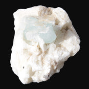 Aquamarine with three Micas in Feldspar matrix 311ct 62.3g in sunlight - Rocks and Things Store