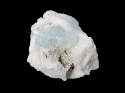 Aquamarine with three Micas in Marble/Dolomite matrix 311ct 62.3g Rocks and Things