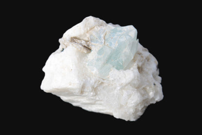 Aquamarine with three Micas in Marble/Dolomite matrix 311ct 62.3g Rocks and Things