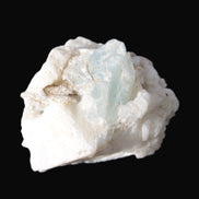 Aquamarine with three Micas in Feldspar matrix 311ct 62.3g in sunlight - Rocks and Things Store