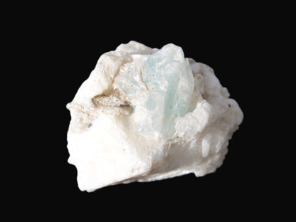 Aquamarine with three Micas in Marble/Dolomite matrix 311ct 62.3g Rocks and Things