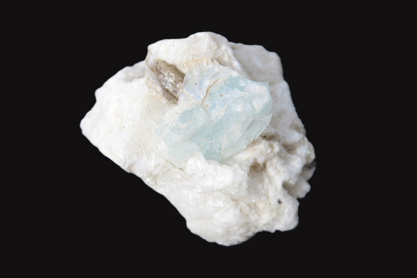 Aquamarine with three Micas in Marble/Dolomite matrix 311ct 62.3g Rocks and Things