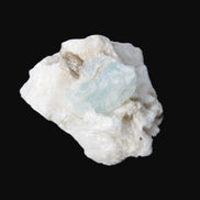 Aquamarine with three Micas in Feldspar matrix 311ct 62.3g in sunlight - Rocks and Things Store