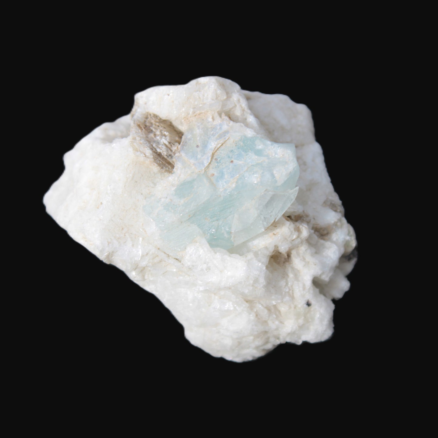 Aquamarine with three Micas in Marble/Dolomite matrix 311ct 62.3g Rocks and Things