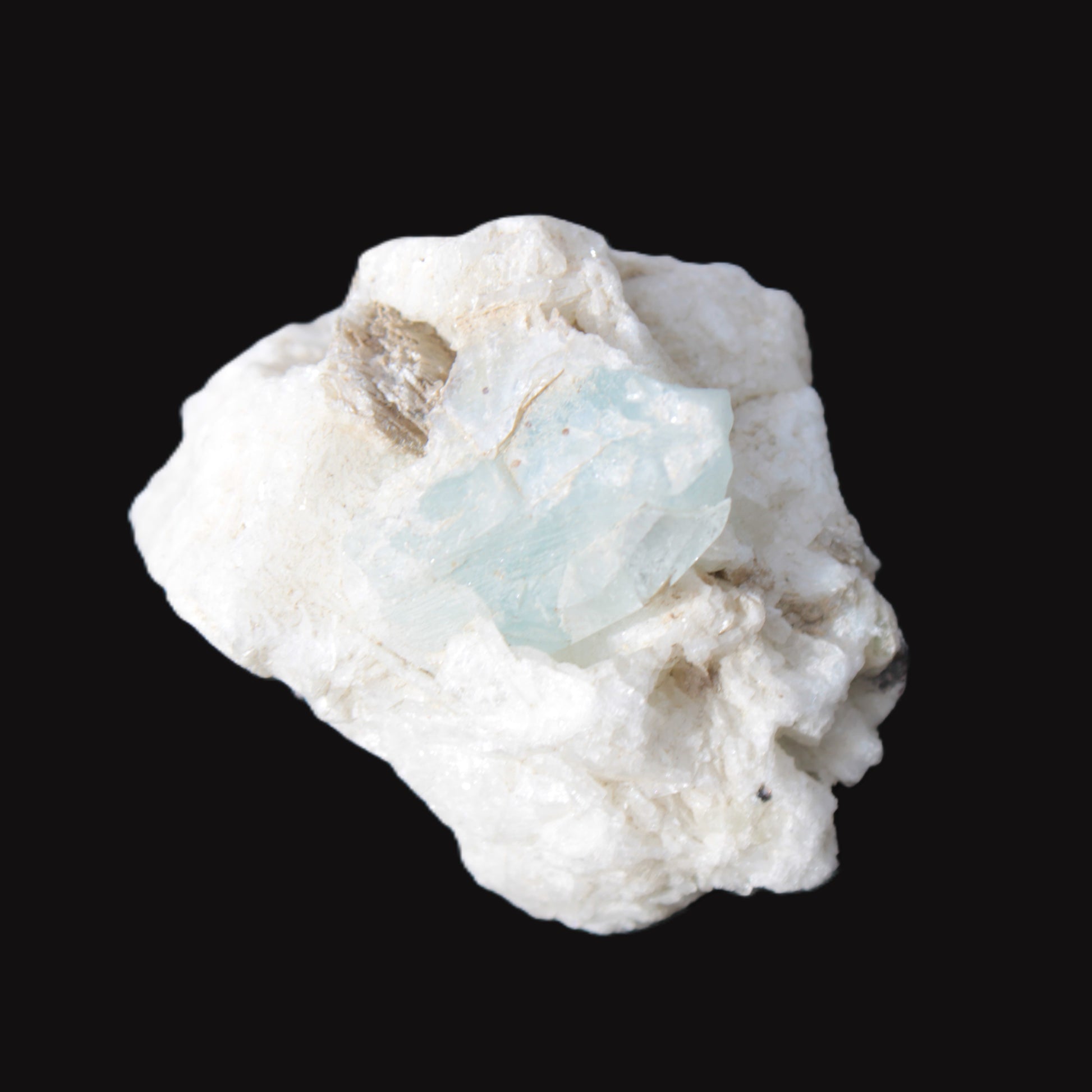 Aquamarine with three Micas in Marble/Dolomite matrix 311ct 62.3g Rocks and Things